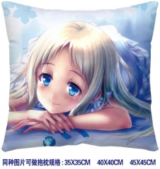 Anohan Fes Anime pillow (45*45CM)（two-sided）