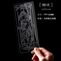 Card Captor Sakura Cosplay Cartoon Acrylic Resin Transparent Appear Anime Bookmark