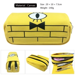 Gravity Falls Cosplay Cartoon Canvas For Student Anime Pencil Bag