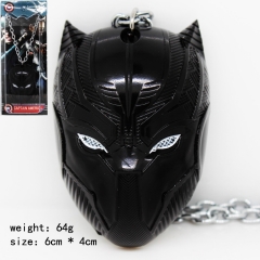 Black Panther Cosplay Movie Cartoon Black Mask Decoration Anime Necklace
