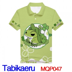 Travel Frog Game Cosplay  3D Print Fashion Anime T Shirts Good Quality Anime Short Sleeves Polo T Shirts