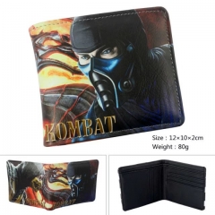 Mortal Kombat Game Cartoon Purse Wholesale PU Anime Short Wallet