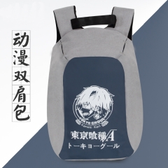 Tokyo Ghoul Waterproof Anime PU and Canvas Backpack Bag