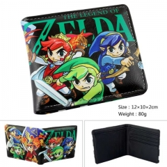 The Legend Of Zelda Cartoon Purse Wholesale PU Anime Short Wallet