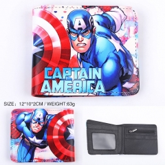 Marvel Comics The Avenger Captain America Movie PU Leather Wallet