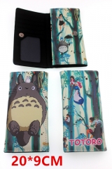 My Neighbor Totoro Cosplay Japanese Cartoon Anime PU Leather Long Wallet