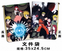 Naruto Cosplay Cartoon For Student Office File Holder Anime File Pocket
