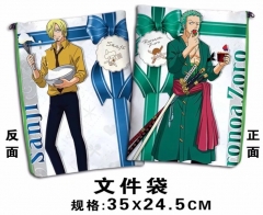 One Piece Cosplay Cartoon For Student Office File Holder Anime File Pocket
