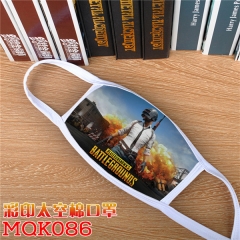 Playerunknown's Battlegrounds Game Cosplay Cartoon Mask Space Cotton Anime Print Face Mask