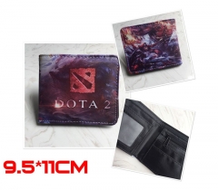 Dota Cosplay Game PU Leather Purse Anime Short Wallet