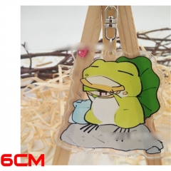 Japanese Game Travel Frog Game Acrylic Cute Keychain