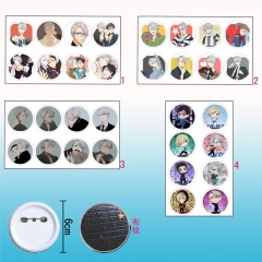 Yuri on Ice Cosplay Cartoon Decoration Cloth Anime Brooch Pin (8pcs/set)