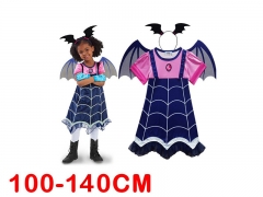 Vampirina Anime Hair Hoop Dress and Wing Cosplay Costume Set