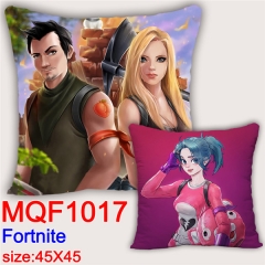 Fortnite Game Cosplay Two Sides Print Soft Pillow Wholesale Comfortable Anime Pillow 45*45CM