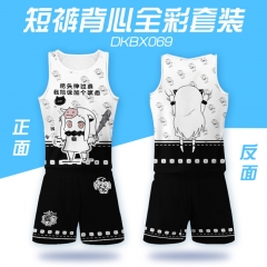 Kantai Collection Funny Emoji Soft Man Sports Cartoon Vest And Short Pants