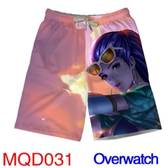Overwatch Short Pants Cosplay Fashion Beach Anime Pants