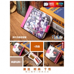 Dangan Ronpa Cosplay Cartoon High Quality PU Purse Anime Folding Wallet 10*12cm