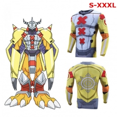 Digimon Digital Monster Anime WarGreymon Anime Leotard T shirts