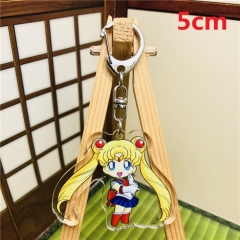 Pretty Soldier Sailormoon Anime Tsukino Usagi Acrylic Keychai