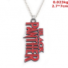 Black Panther Cosplay Movie Decoration New Design Alloy Anime Necklace