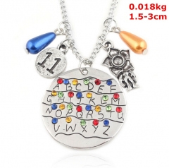 Stranger Things Cosplay Movie Decoration Alloy Anime Necklace