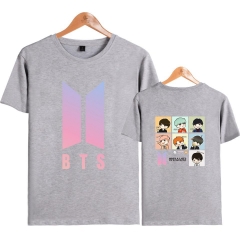 K-POP BTS Bulletproof Boy Scouts Short Sleeve T Shirt Cute Loose Tshirts