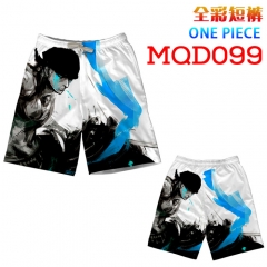 One Piece Cartoon 3D Print Short Pants Cosplay Beach Anime Pants