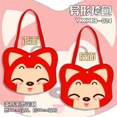 Ali The Fox Cartoon Cute Girls Shopping Bags Anime Canvas Hand Bag