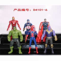 The Avengers PVC Figures 6pcs/set Wholesale Anime Action Figure