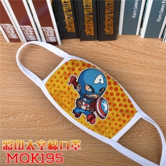 The Avengers Marvel Cosplay Cartoon Mask Space Cotton Anime Print Mask