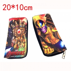 The Avengers Anime Movie Cartoon PU Wallet Zipper Long Coin Purse
