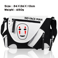 Spirited Away No Face Man Cartoon Crossbody Bag Wholesale Thick Anime PU Canvas Shoulder Bag