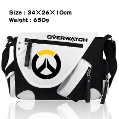 Overwatch Game Crossbody Bag Wholesale Thick Anime PU Canvas Shoulder Bag