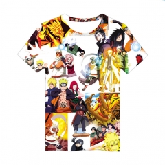 3D Print Naruto Short Sleeves T shirts Son Goku Fancy T shirt Loose Tshirts