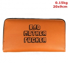 Pulp Fiction Cosplay Movie PU Purse Leather Anime Long Wallet