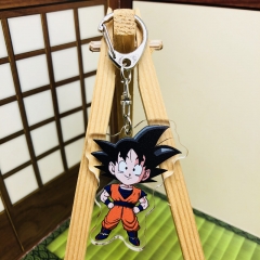 Dragon Ball Z Goku Anime Acrylic Japanese Cartoon Keychain