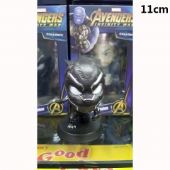 The Avengers Black Panther Cartoon Super Hero Model Toys Anime PVC Figure 11cm