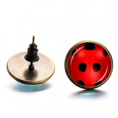 Hot Sale Miraculous Ladybug Cute Cartoon Earring Alloy Cosplay Earring