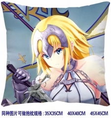 Fate Cosplay Cartoon Print Two Sides Soft Comfortable Anime Pillow