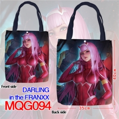 DARLING in the FRANXX Cosplay Two Sides Bag Wholesale Good Quality Fashion Anime Shopping Bag