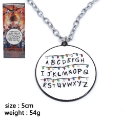 Stranger Things Cosplay Cartoon Decoration Anime Necklace
