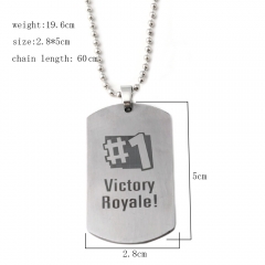 Fortnite Cosplay Game Fashion Pendant Decoration Alloy Anime Necklace