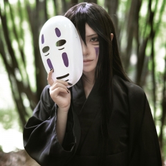 Japan Cartoon Spirited Away No Face Man Cosplay Costume And Mask