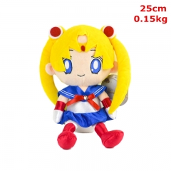Pretty Soldier Sailor Moon Cosplay Cartoon Stuffed Doll Cute Design Anime Plush Toy