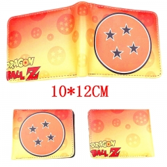 Dragon Ball Z Cartoon Folding PU Purse Anime Short Wallet