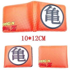 Dragon Ball Z Cartoon Folding PU Purse Anime Short Wallet