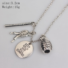 The Walking Dead Cosplay Movie Fashion Pendant Decoration Alloy Anime Necklace