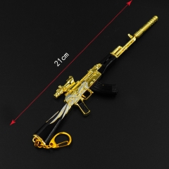Playerunknown's Battlegrounds Gun Model Pendant Key Ring Game PUBG Anime Alloy Keychain