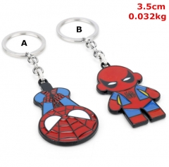 The Avengers Q Version Spider Man Cosplay Movie Alloy Anime Keychain