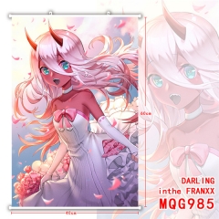 DARLING in the FRANXX Painting Hanging Wall Scroll Home Decoration Poster Cosplay Wallscrolls